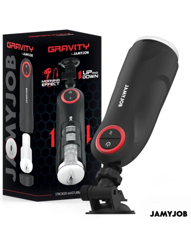 JAMYJOB - MASTURBADOR AUTOMÁTICO DE VAGINA POR GRAVIDADE 5 MODOS DE SUCÇÃO