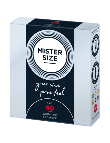 MISTER SIZE - PRESERVATIVO TAMANHO XL 60 MM (3 UNIDADES)