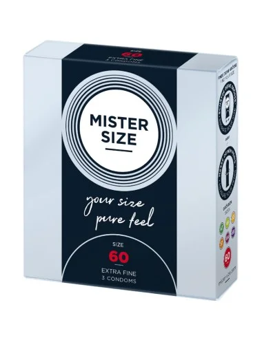 MISTER SIZE - PRESERVATIVO TAMANHO XL 60 MM (3 UNIDADES)