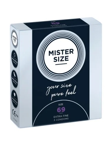 MISTER SIZE - PRESERVATIVOS TAMANHO XXXL 69 MM (3 UNIDADES)