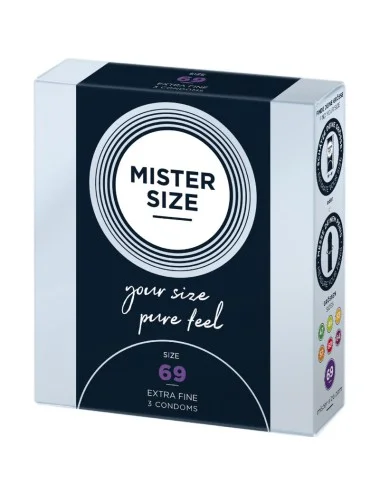 MISTER SIZE - PRESERVATIVOS TAMANHO XXXL 69 MM (3 UNIDADES)