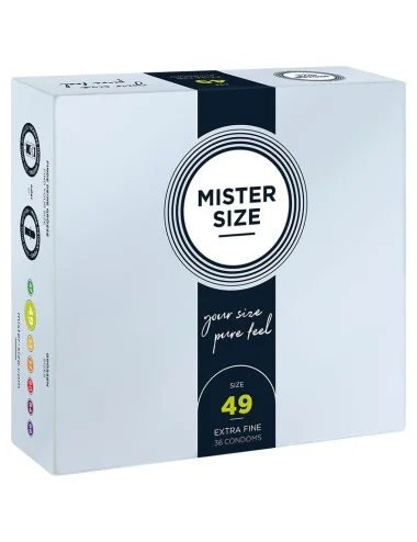 MISTER SIZE - PRESERVATIVO TAMANHO S 49 MM (36 UNIDADES)