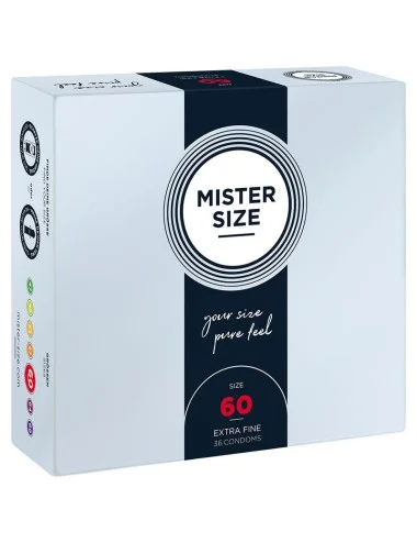 MISTER SIZE - PRESERVATIVO TAMANHO XL 60 MM (36 UNIDADES)
