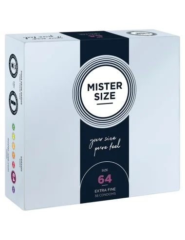 MISTER SIZE - PRESERVATIVOS TAMANHO XXL 64 MM (36 UNIDADES)