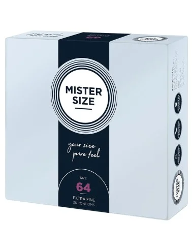MISTER SIZE - PRESERVATIVOS TAMANHO XXL 64 MM (36 UNIDADES)