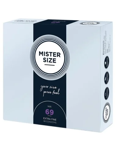 MISTER SIZE - PRESERVATIVOS TAMANHO XXXL 69 MM (36 UNIDADES)