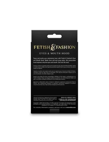 NS NOVELTIES - FETISH & FASHION OLHOS E BOCA CAPUZ NYLON BRANCO