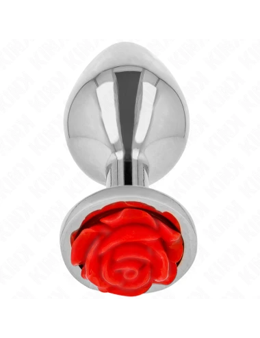 KINK - PLUG ANAL ROSA VERMELHO TAMANHO M