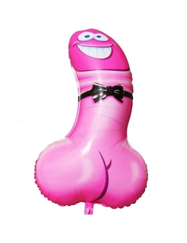 DIABLO PICANTE - BALÃO DE FESTA EM FORMA DE PÊNIS ROSA