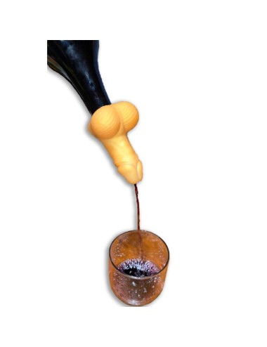 DIABLO PICANTE - DECANTADOR DE VINHO DE PÊNIS DOURADO