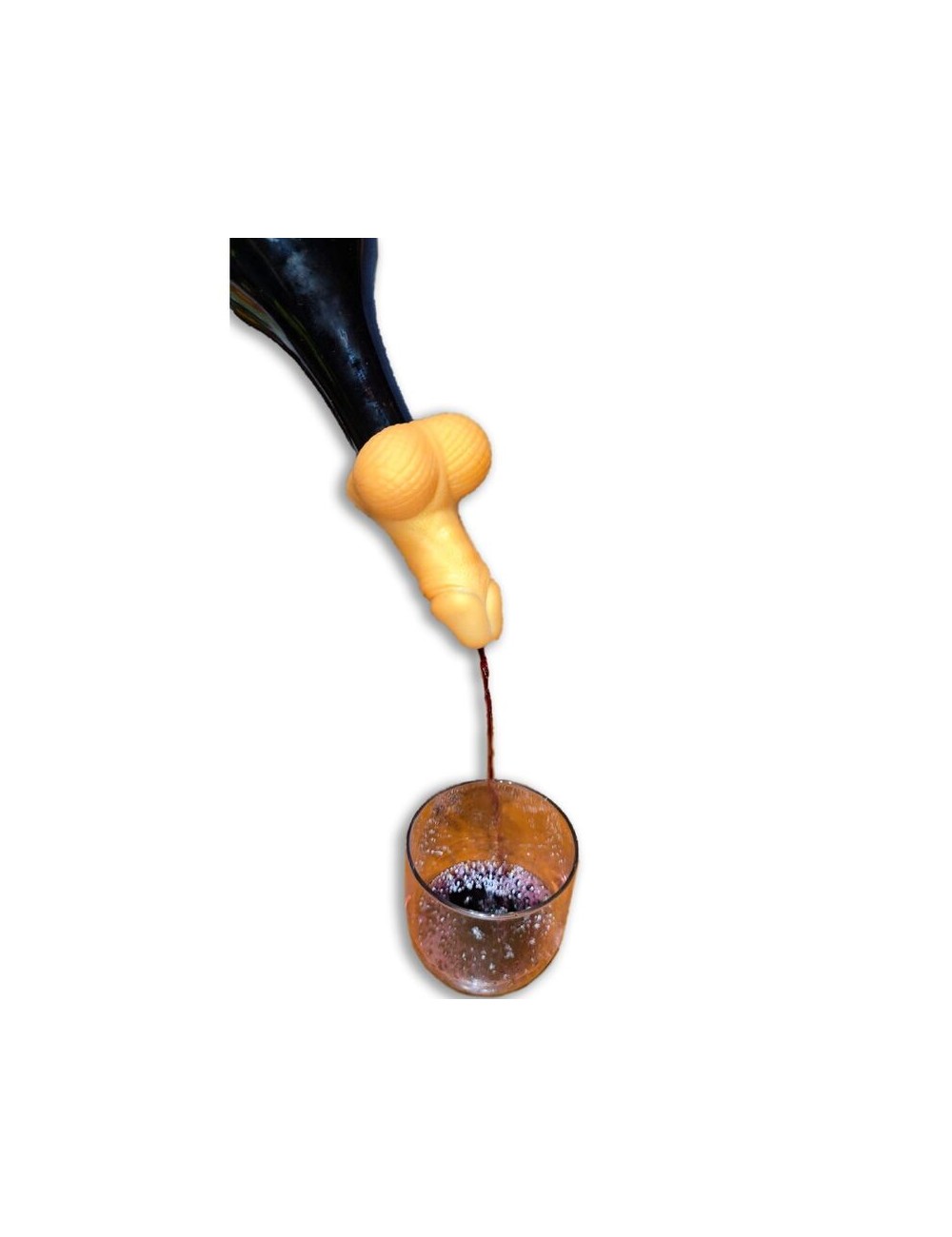 DIABLO PICANTE - DECANTADOR DE VINHO DE PÊNIS DOURADO DIABLO PICANTE - DECANTADOR DE VINHO DE PÊNIS DOURADO