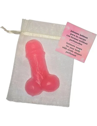 DIABLO PICANTE - SABONETE PERFUMADO EM FORMA DE PÊNIS ROSA