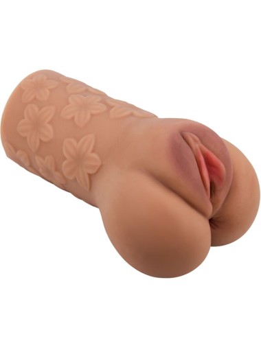 CRAZY BULL - DESIGN DE VAGINA E ÂNUS ESCARLATE COM FLORES CARNE