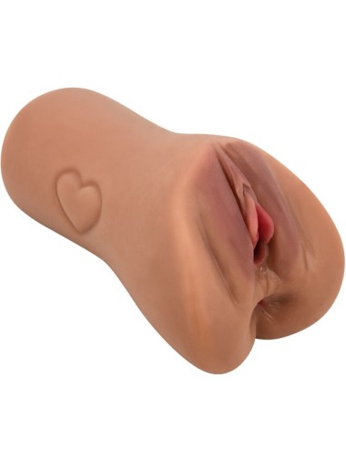 CRAZY BULL - DESIGN DE VAGINA E ÂNUS ESCARLATE COM CARNE DE CORAÇÃO