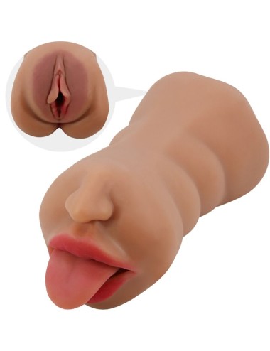 CRAZY BULL - SARAH DUPLO MASTURBADOR BOCA E VAGINA CARNE