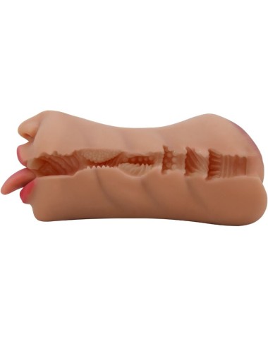 CRAZY BULL - SARAH DUPLO MASTURBADOR BOCA E VAGINA CARNE
