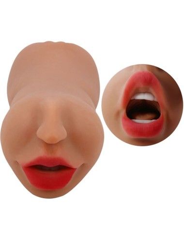 CRAZY BULL - ZOEY MASTURBADOR DUPLO BOCA E VAGINA CARNE