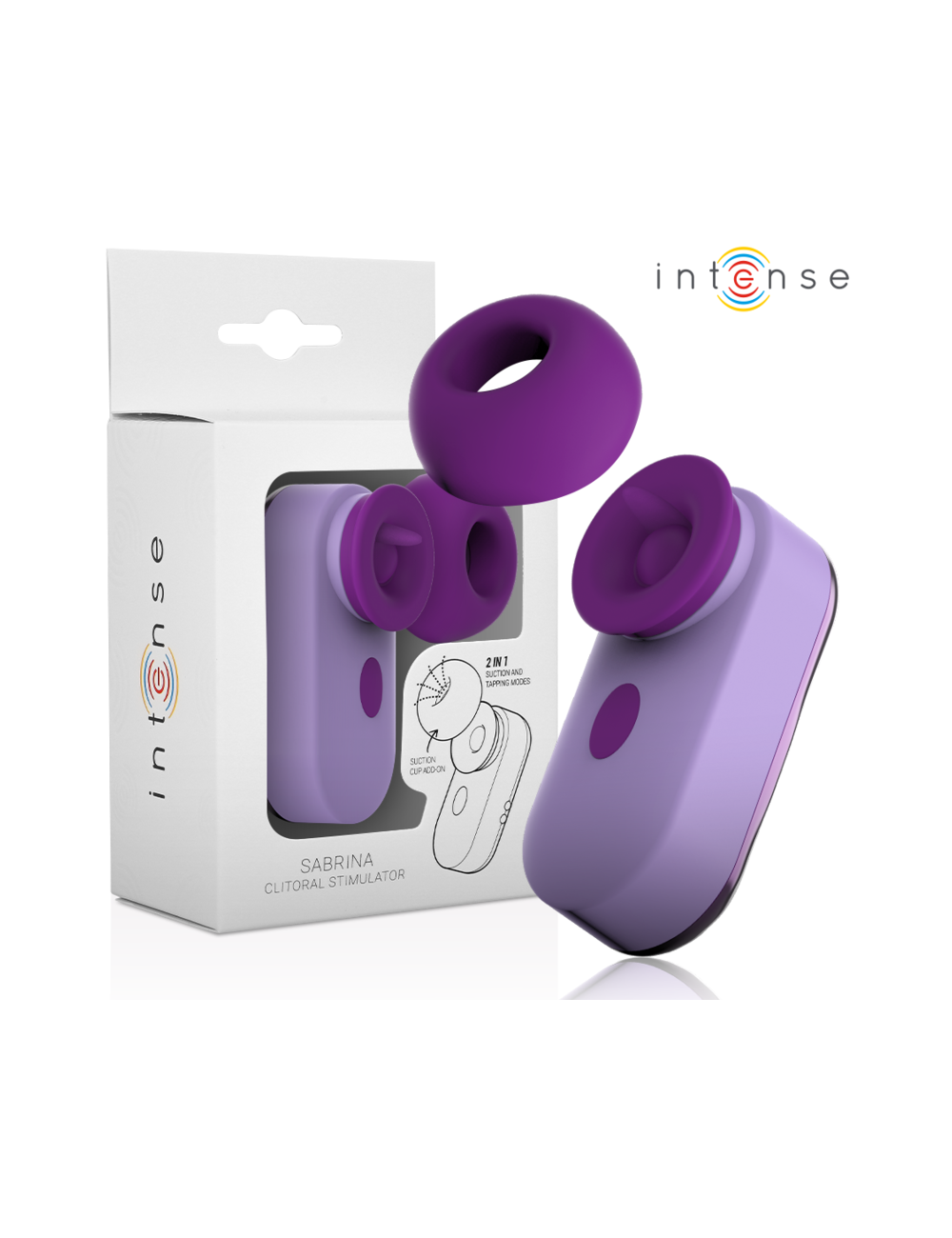 INTENSE - ESTIMULADOR DE CLITÓRIS SABRINA ROXO INTENSE - ESTIMULADOR DE CLITÓRIS SABRINA ROXO