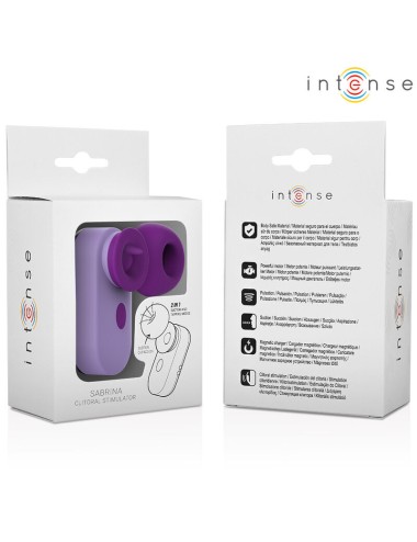 INTENSE - ESTIMULADOR DE CLITÓRIS SABRINA ROXO