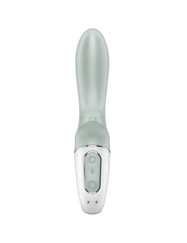 SATISFYER - AIR PUMP BOOTY 3 VIBRADOR ANAL INFLÁVEL GREYGREEN