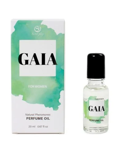SECRETPLAY - GAIA PERFUME NATURAL FEROMONAS EM ÓLEO PARA MULHERES 20 ML