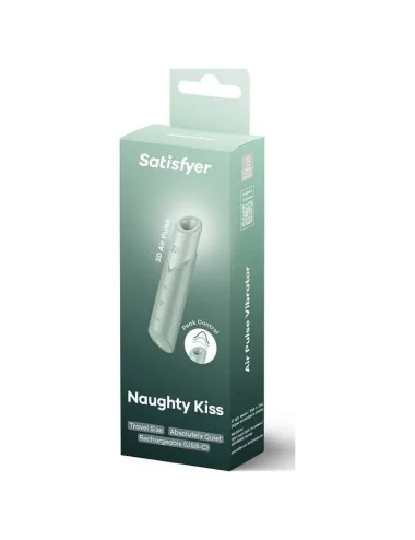SATISFYER - ESTIMULADOR DE CLITÓRIS NAUGHTY KISS WAVE AQUAMARINE