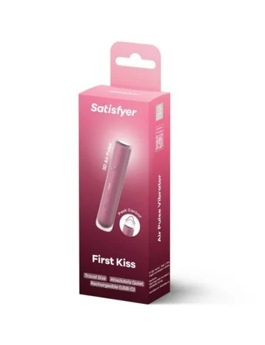 SATISFYER - ESTIMULADOR DE CLITÓRIS FIRST KISS WAVE GARNET