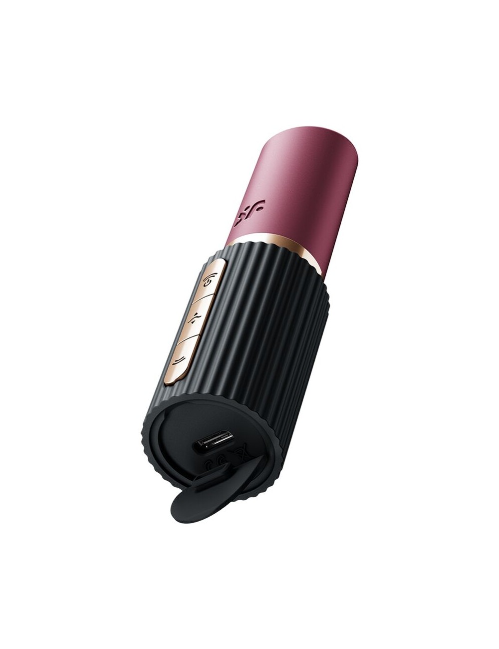 SATISFYER - PRO 2 KISS WAVE ESTIMULADOR DE CLITÓRIS GARNET / PRETO