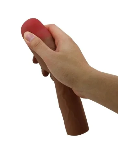 PRETTY LOVE - MANGA PENIS KYLIAN COM EXTENSÃO DE 7,6 CM MULATO