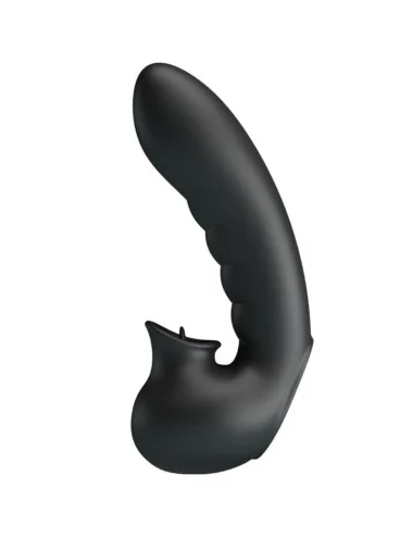 PRETTY LOVE - HOBGOBLIN VIBRATING FINGER CASE 12 VIBRAÇÕES + ESTIMULADOR DE CLITÓRIS PRETO