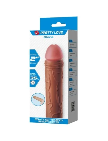 PRETTY LOVE - MANGA PENIS CHANE COM EXTENSÃO DE 5 CM MULATO