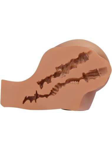 CRAZY BULL - VIBRADOR KYLIE ASS COM CONTROLE REMOTO REALISTA DE VAGINA E ÂNUS