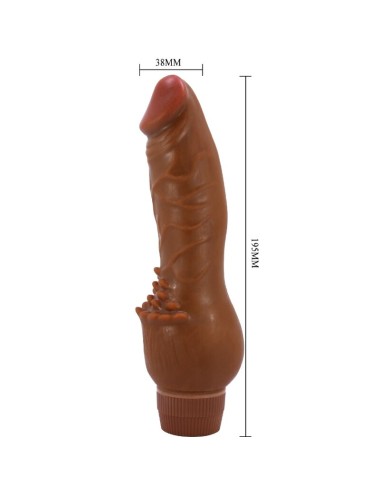 BAILE - BARBARA VIBRADOR REALISTA 19,5 CM MULATO