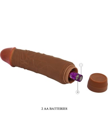 BAILE - JEFF VIBRADOR REALISTA 19,5 CM MULATO