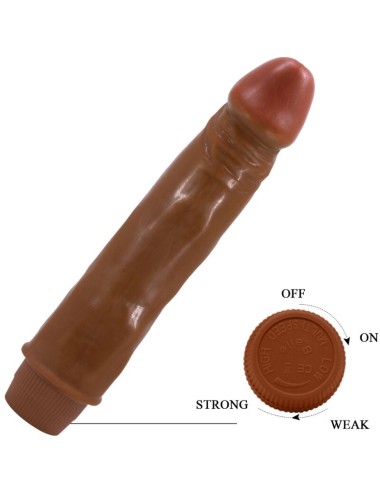BAILE - VIBRADOR REALISTA ANÃO 21 CM MULATO