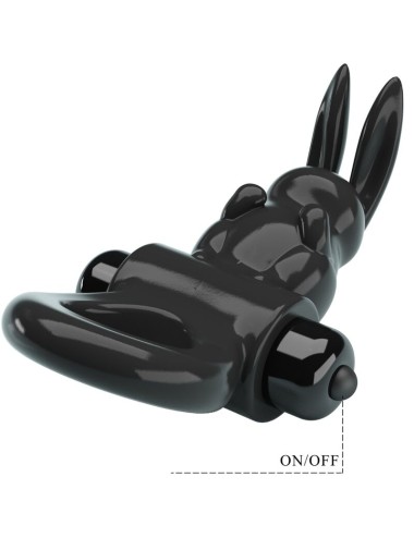 PRETTY LOVE - ANEL VIBRADOR COELHO ANEL EXCITANTE 10 VIBRAÇÕES PRETO