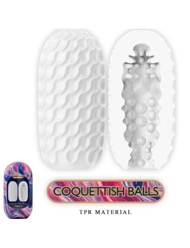 PRETTY LOVE - VENUS X 15 MASTURBADORES MASCULINOS DE SILICONE BRANCO