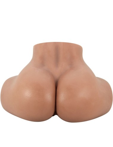 CRAZY BULL - VIBRADOR HAILEY BUTT COM VAGINA E ÂNUS REALISTAS MULATA CONTROLE REMOTO