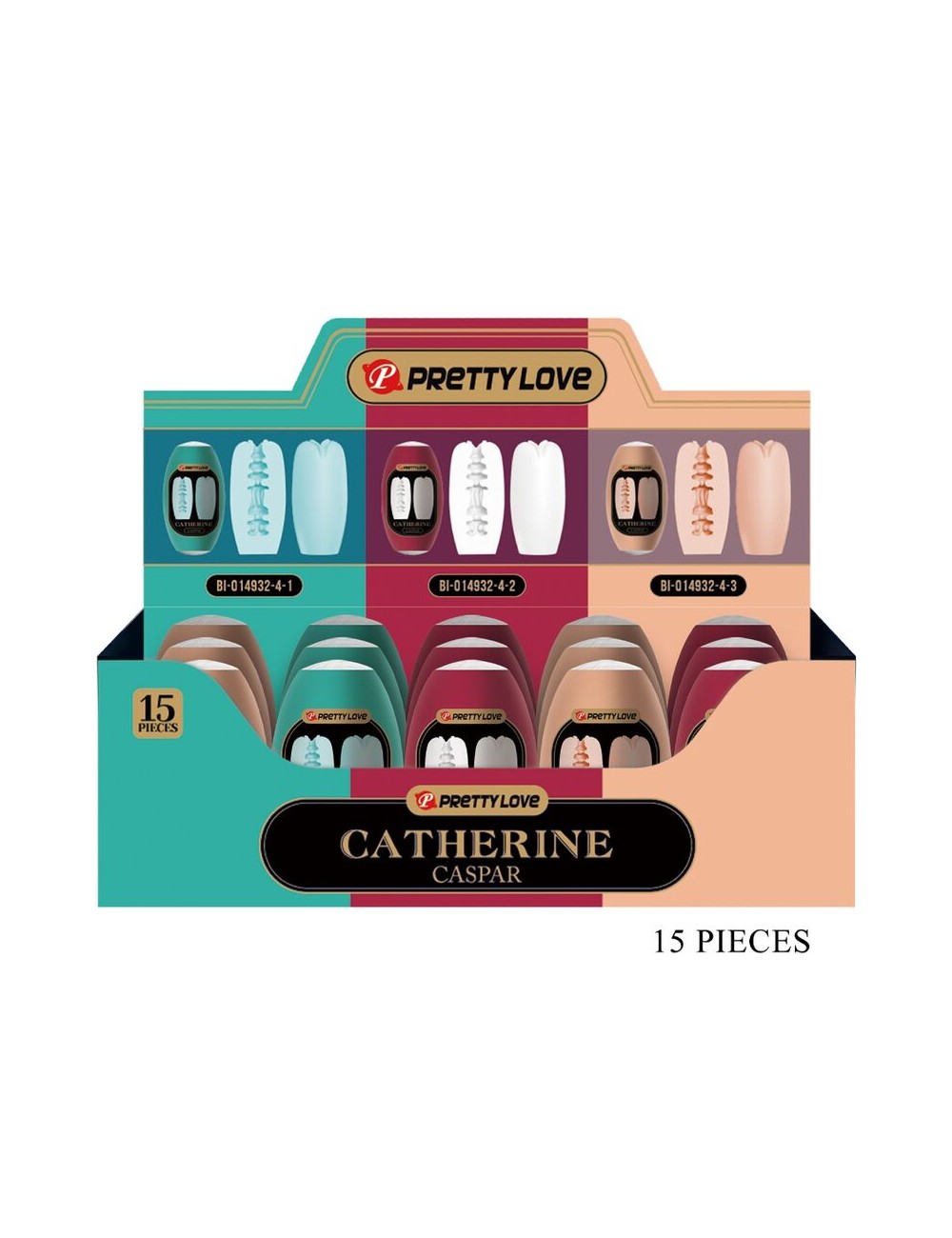 PRETTY LOVE - CASPAR PACK 15 MASTURBADORES MASCULINOS VARIOS PRETTY LOVE - CASPAR PACK 15 MASTURBADORES MASCULINOS VARIOS