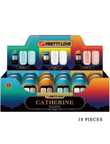 PRETTY LOVE - MASHA PACK 18 VÁRIOS MASTURBADORES MASCULINOS