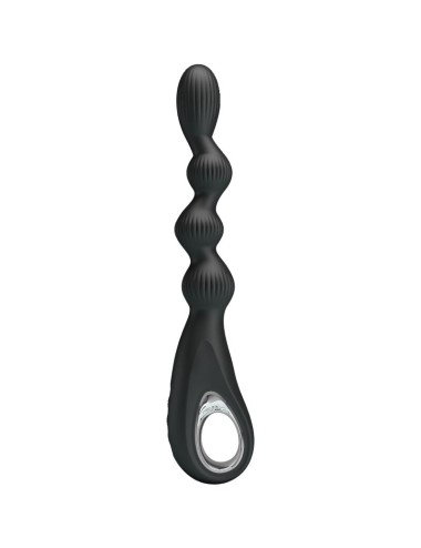 PRETTY LOVE - FEDERER VIBRADOR ANAL 12 VIBRAÇÕES PRETO