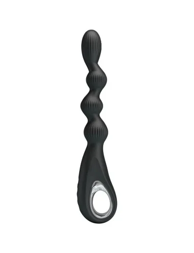 PRETTY LOVE - FEDERER VIBRADOR ANAL 12 VIBRAÇÕES PRETO