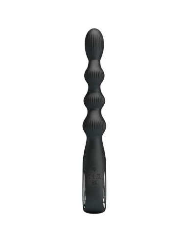 PRETTY LOVE - FEDERER VIBRADOR ANAL 12 VIBRAÇÕES PRETO