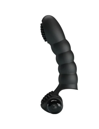 PRETTY LOVE - VIBRADOR DE DEDO ALEXANDER 10 VIBRAÇÕES PRETO