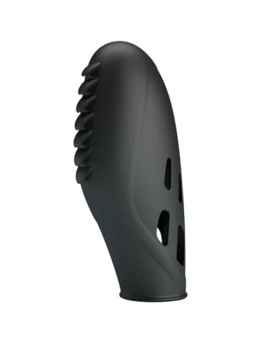 PRETTY LOVE - VIBRADOR DE DEDO DE SILICONE GILO PRETO