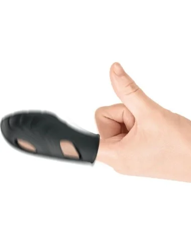 PRETTY LOVE - LICH SILICONE DEDO VIBRADOR PRETO
