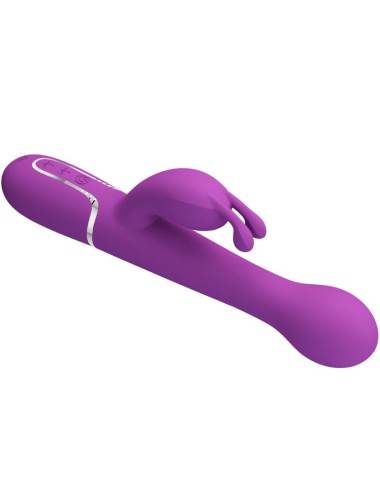 PRETTY LOVE - DEJON 3 EM 1 MULTIFUNCIONAL RABBIT VIBRADOR ROXO