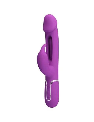 PRETTY LOVE - KAMPAS 3 EM 1 MULTIFUNCIONAL COELHO VIBRADOR ROXO