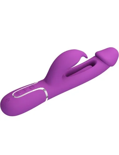 PRETTY LOVE - KAMPAS 3 EM 1 MULTIFUNCIONAL COELHO VIBRADOR ROXO