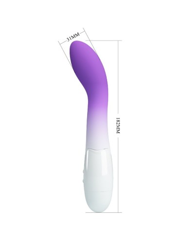 PRETTY LOVE - VIBRADOR BISHOP G-SPOT 30 VIBRAÇÕES ROXO
